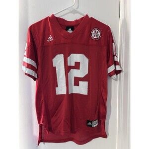 Nebraska Cornhusker #12 Jersey by Adidas Youth Large Size 14/16
